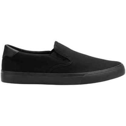 Slip On Canvas Sneakers With Contrast Sole For Modern Appeal - My Beach Shoes