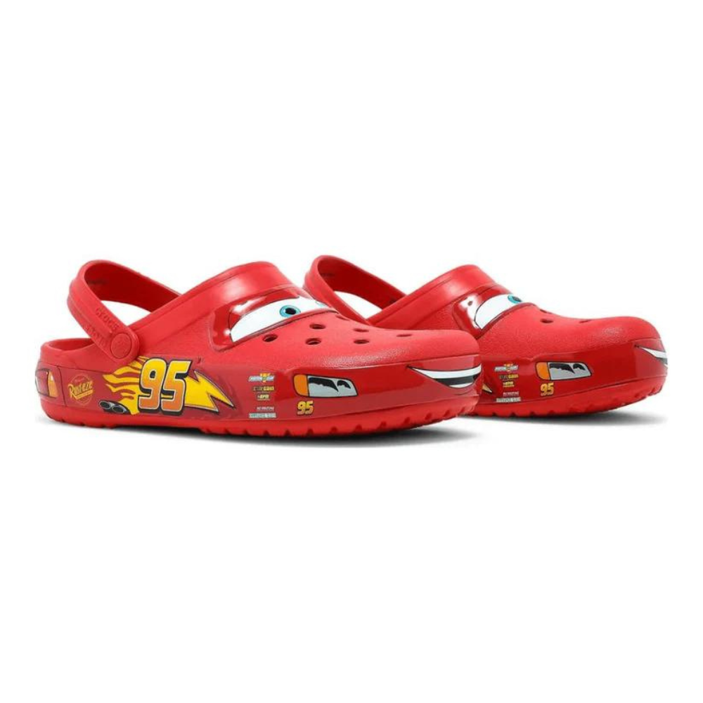 Classic Lightning McQueen Pattern Clogs-My Beach Shoes