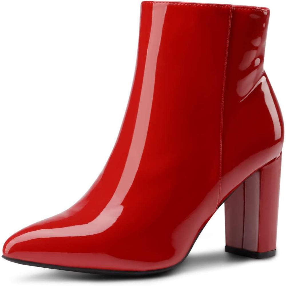 Classic Chunky Pointed Boots - My Beach Shoes