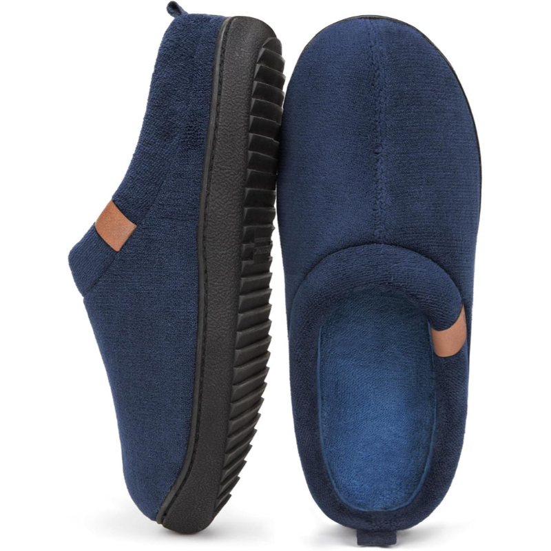 Men Slip On Memory Foam Slippers Non Slip Shoes