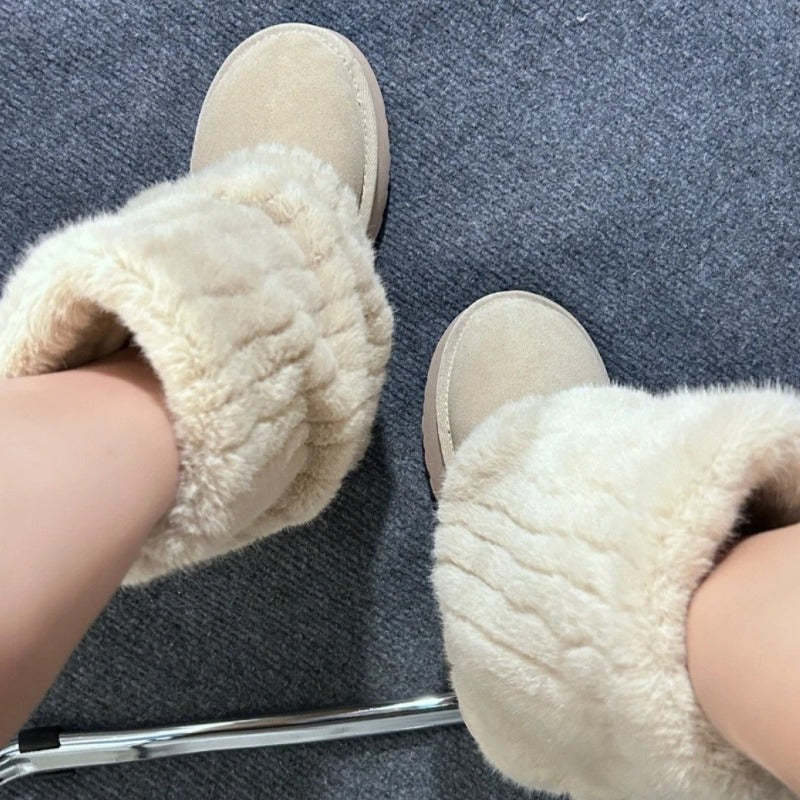 Comfy High Top Snow Boots-My Beach Shoes