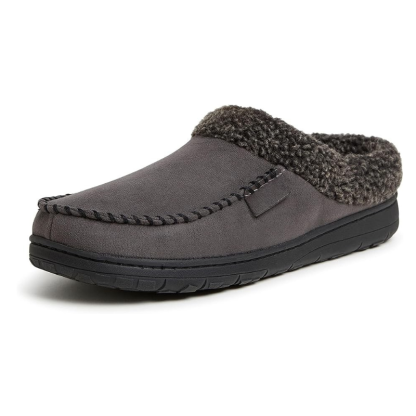 Comfy Slip On Slippers With Cushioned Footbed - My Beach Shoes