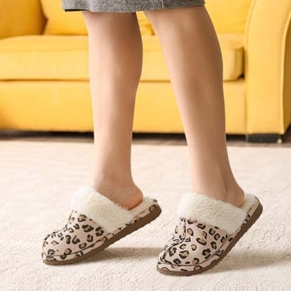 Cozy Fleece Lined Suede Plush Slippers - My Beach Shoes