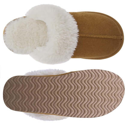 Cozy Fuzzy Memory Foam Slippers - My Beach Shoes