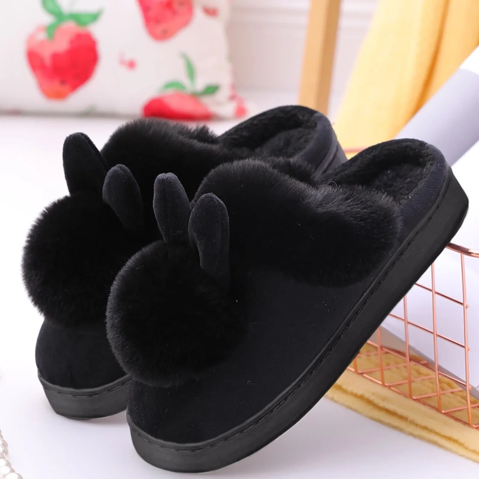Cozy Indoor Fluffy Slippers-My Beach Shoes