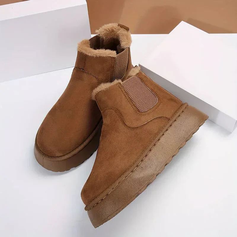 Cozy Plush Boots For Winters - My Beach Shoes