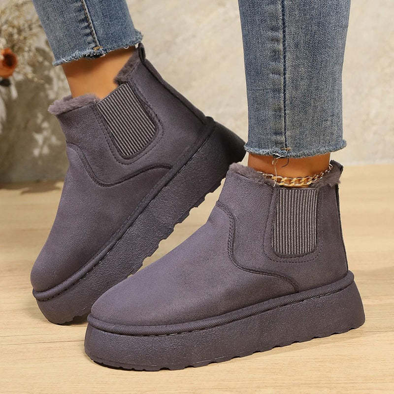 Cozy Plush Boots For Winters-My Beach Shoes
