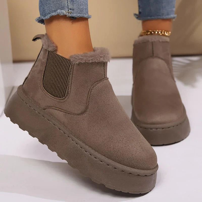 Cozy Plush Boots For Winters - My Beach Shoes
