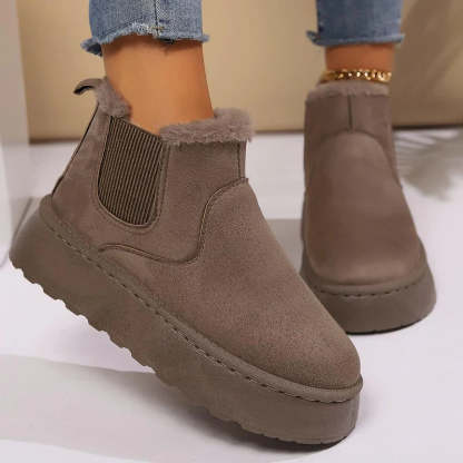 Cozy Plush Boots For Winters - My Beach Shoes