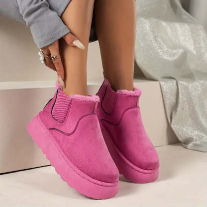 Cozy Plush Boots For Winters - My Beach Shoes
