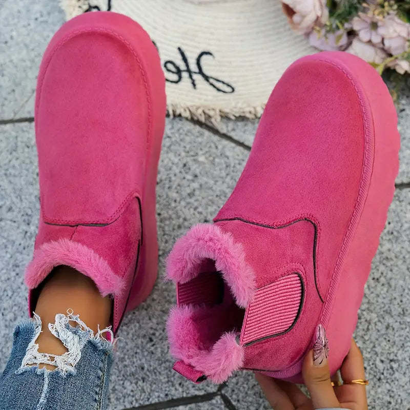 Cozy Plush Boots For Winters - My Beach Shoes