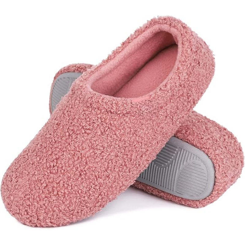 Fuzzy Fur Memory Foam Loafers-My Beach Shoes