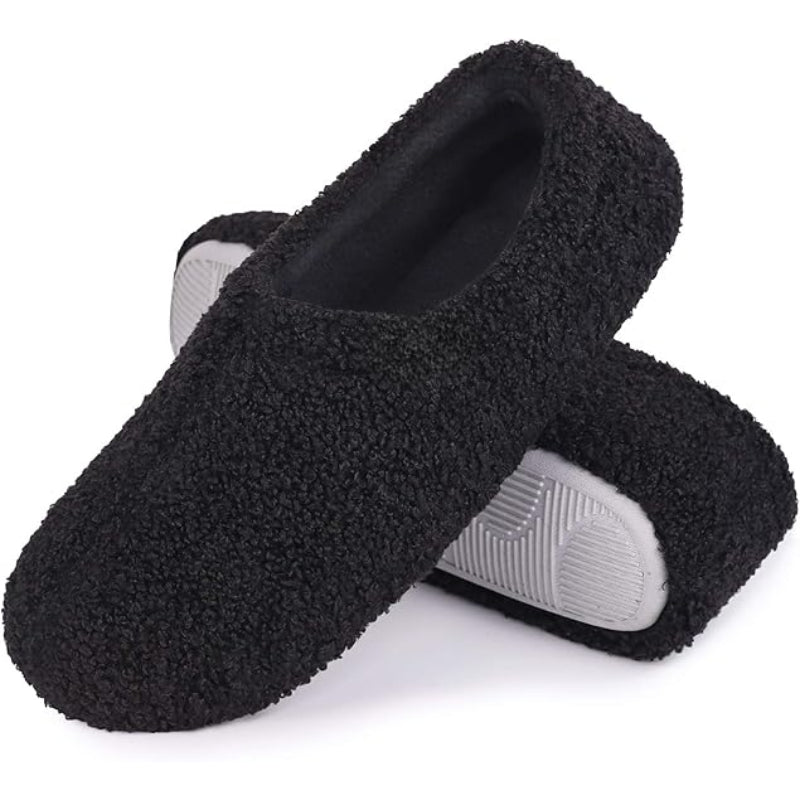 Fuzzy Fur Memory Foam Loafers-My Beach Shoes