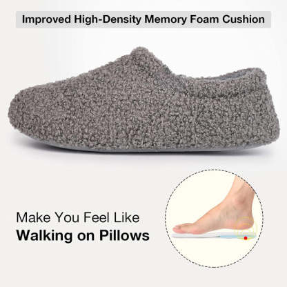 Fuzzy Fur Memory Foam Loafers - My Beach Shoes