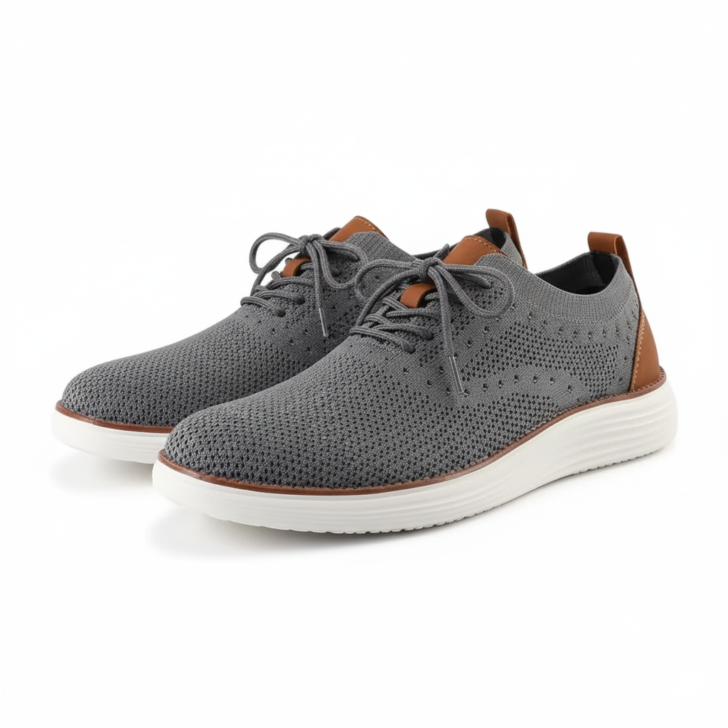 Knit Lace Up Sneakers