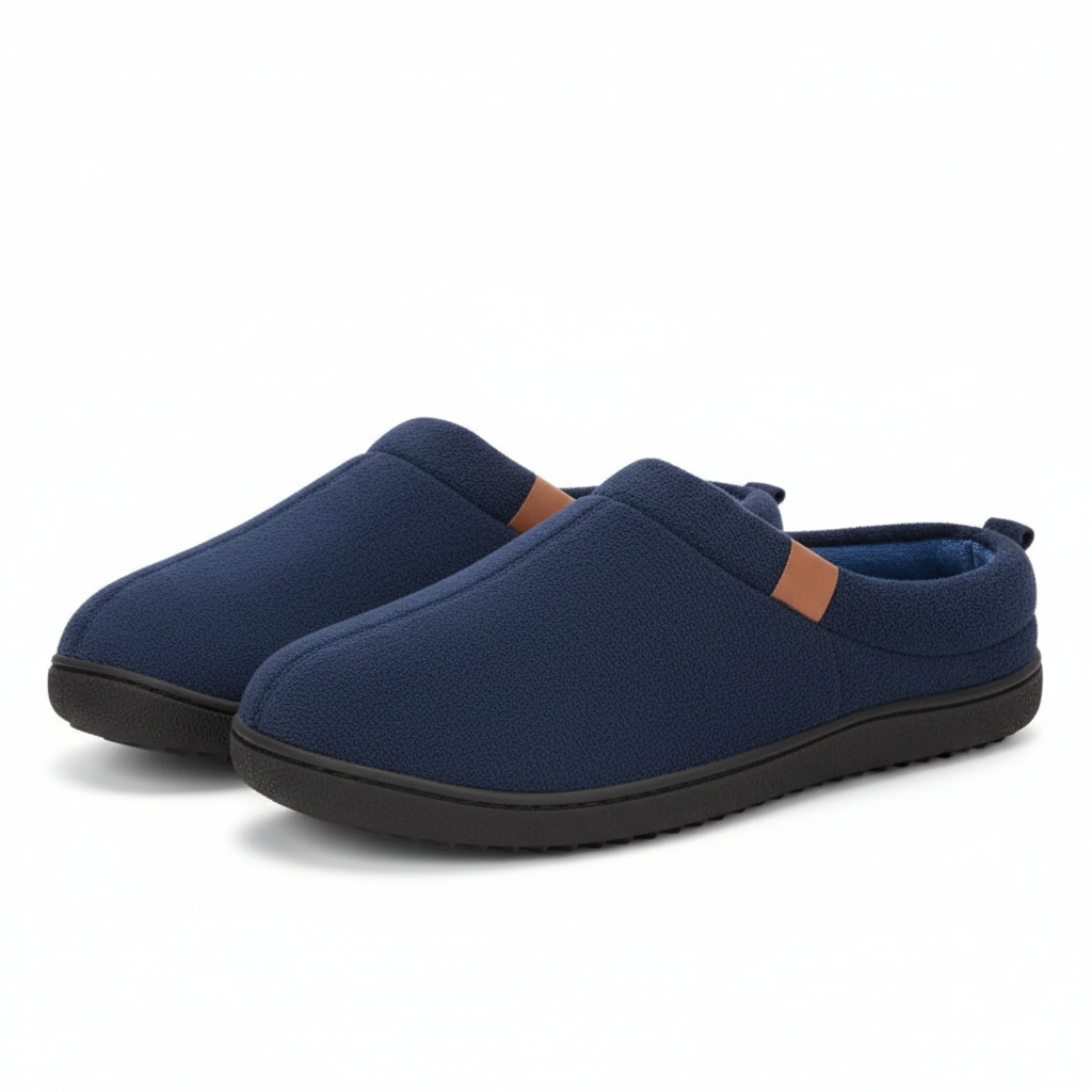 Men Slip On Memory Foam Slippers Non Slip Shoes