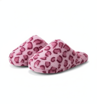 Women Soft Fuzzy Scuff Slippers With Memory Foam