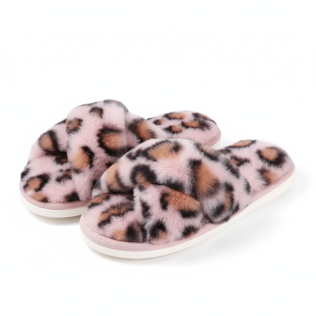 Comfy And Lightweight House Slippers With Non Slip Textured Outsole