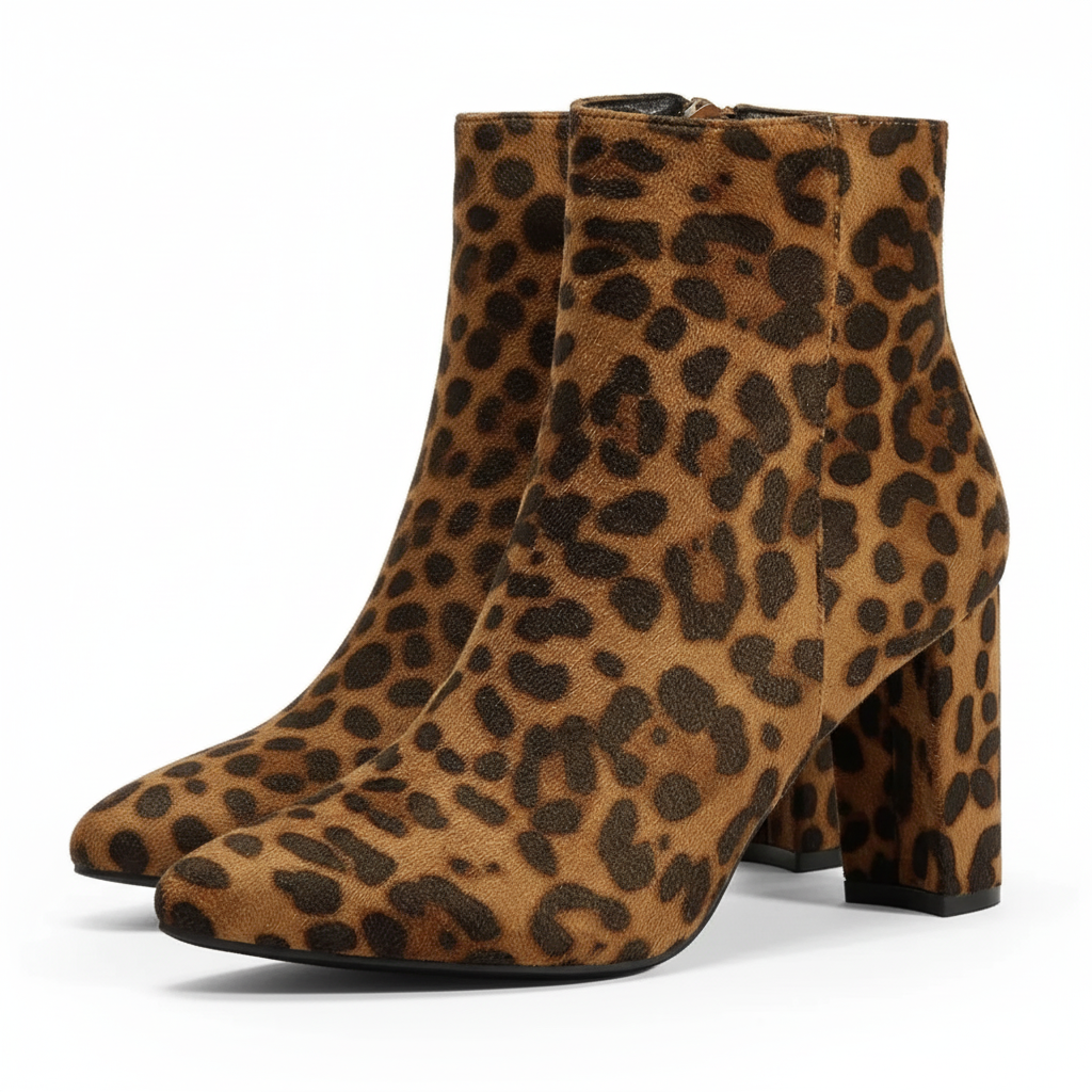 Leopard Print Statement Boots
