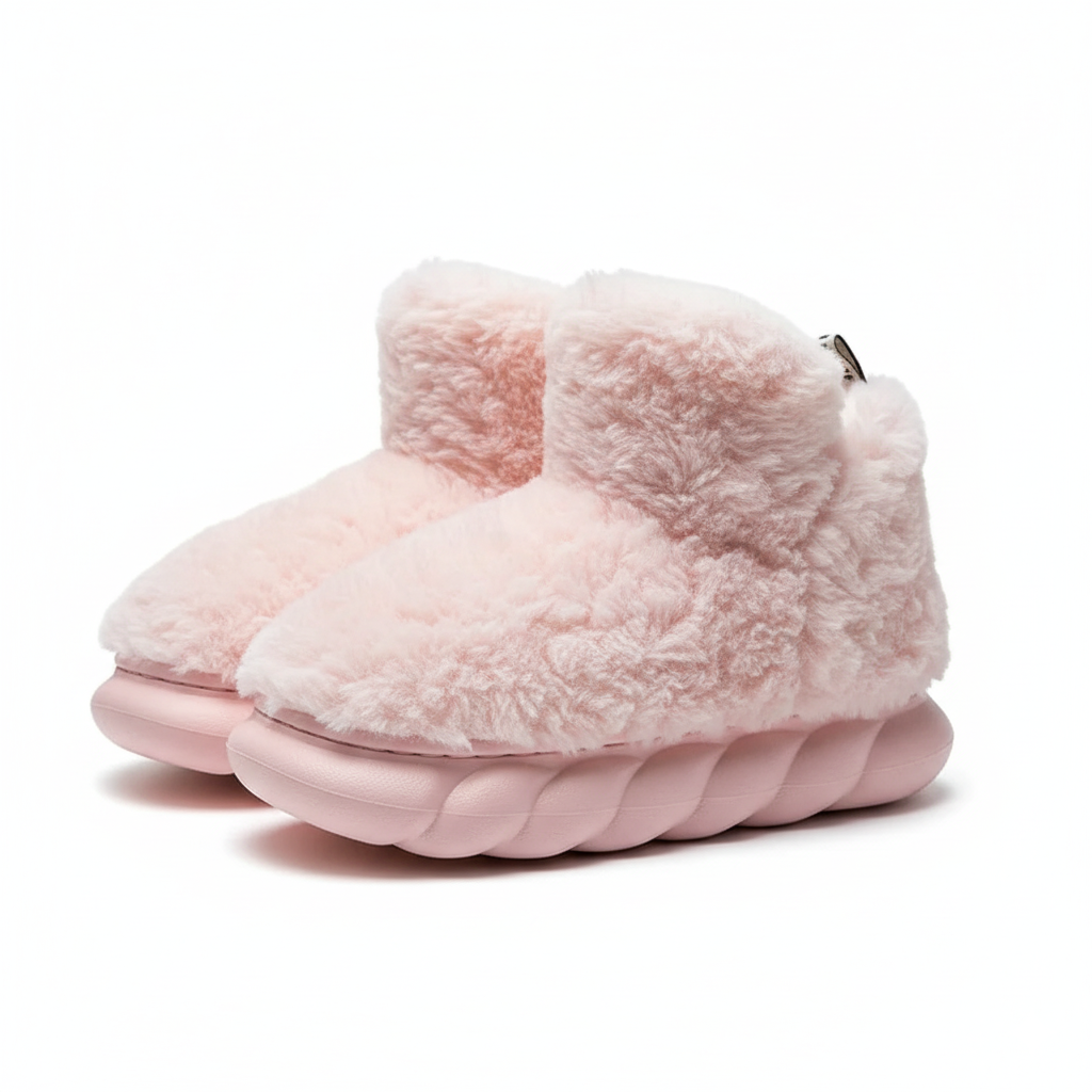 Thick Bottom Fluffy Warm Shoes