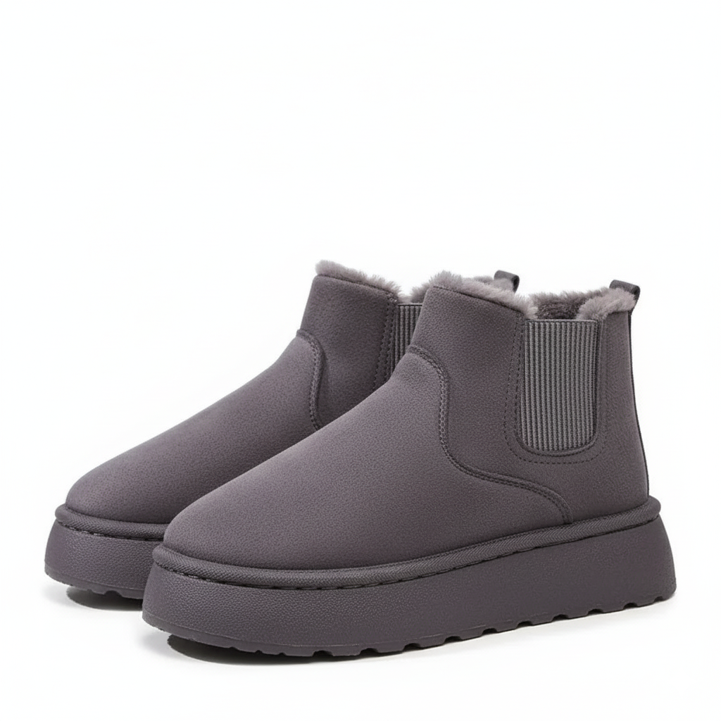 Soft Wool Lined Comfy Boots