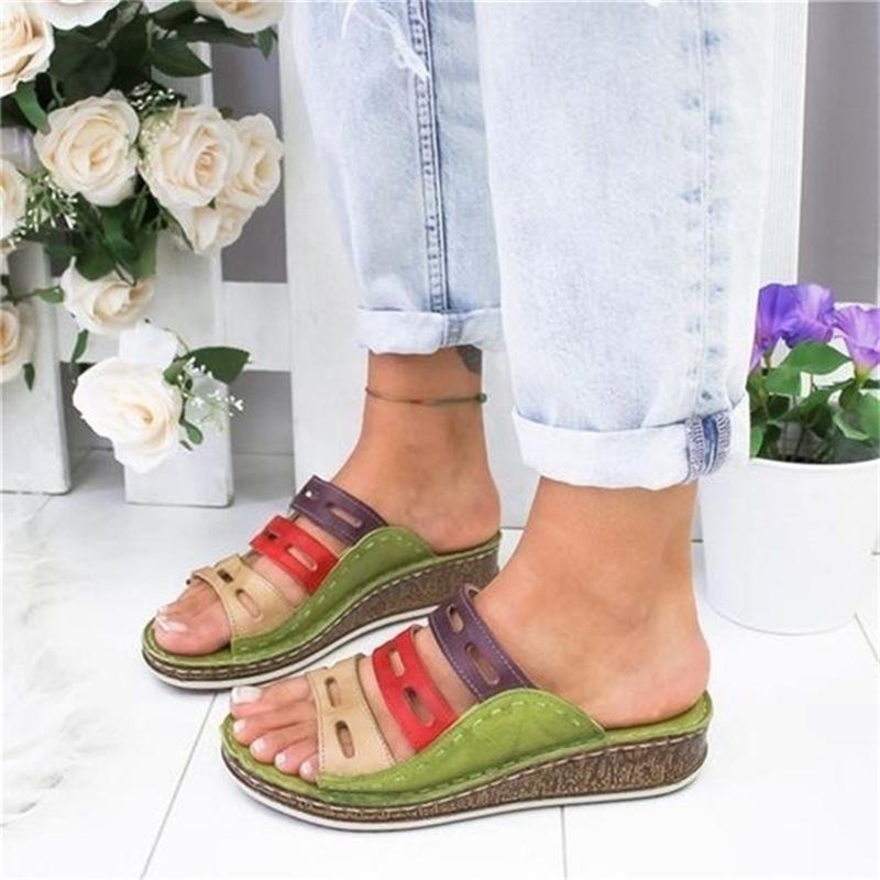 Women's Retro Summer Sandal-My Beach Shoes