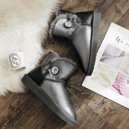 Natural Wool Lined Winter Warm Shoes - My Beach Shoes