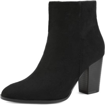 High Block Boots With Side Zipper - My Beach Shoes