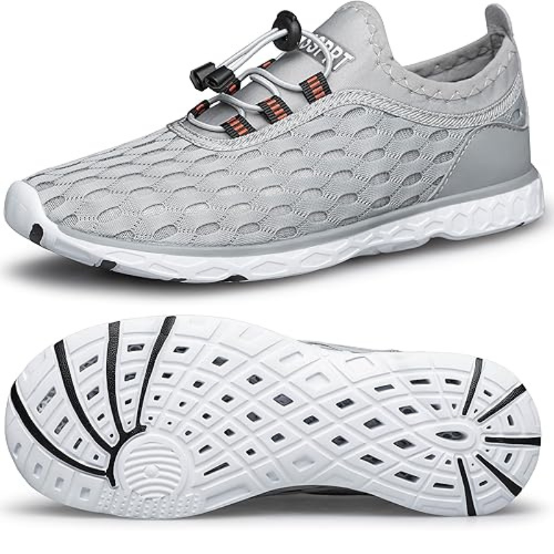 Quick Dry Aqua Shoes With Slip Resistant Textured Outsole - My Beach Shoes