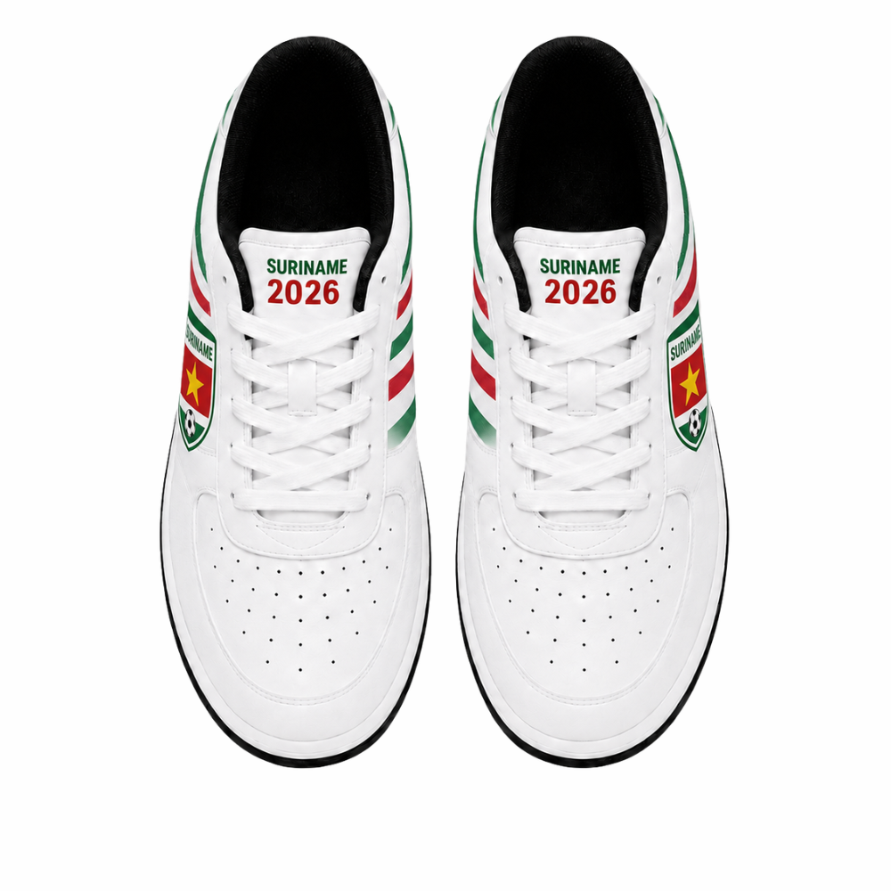 World Cup 2026 Suriname Football Fan Printed Shoes