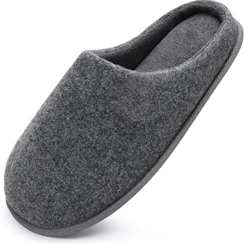 Memory Foam Indoor Slippers With Shock Absorbing Footbed - My Beach Shoes