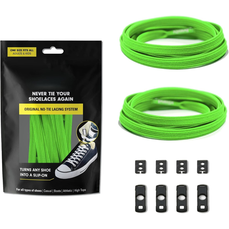 No Tie Elastic Shoelaces With Hidden Lace Locks