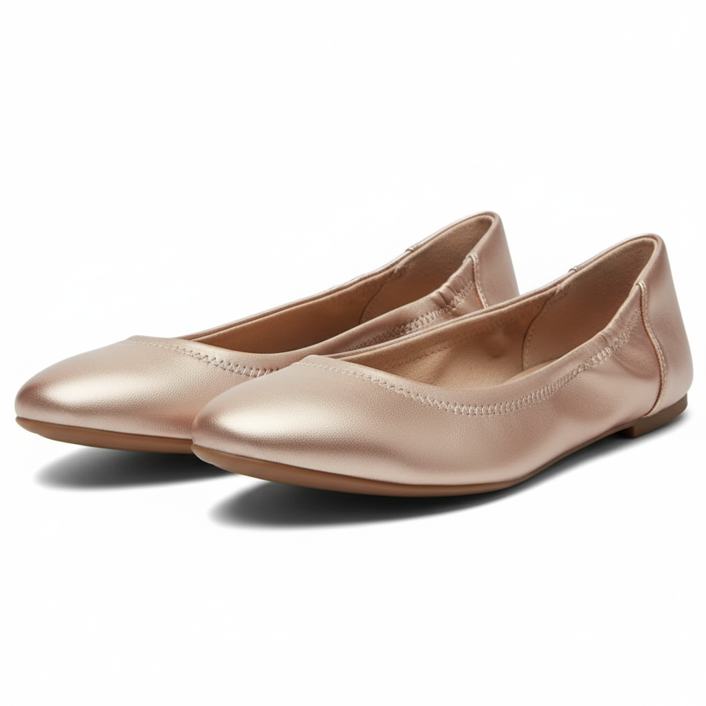 Ballet Flats With Cushioned Insole For Classic And Versatile Style