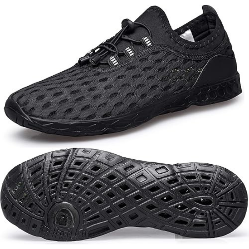 Quick Dry Mesh Shoes With Slip Resistant Textured Outsole-My Beach Shoes