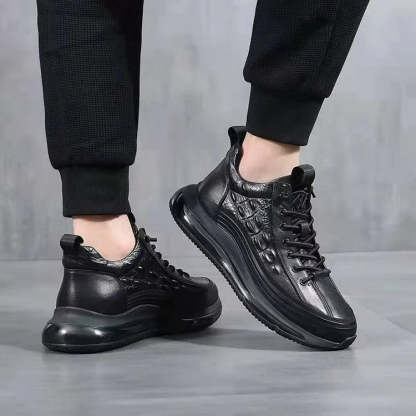 Rugged Sneakers With Textured Design - My Beach Shoes