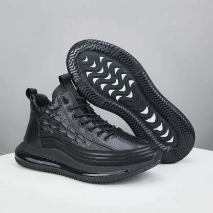 Rugged Sneakers With Textured Design - My Beach Shoes