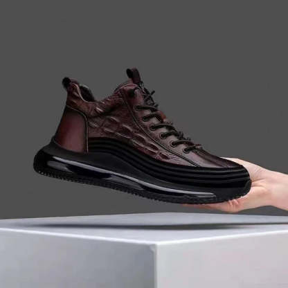 Rugged Sneakers With Textured Design - My Beach Shoes