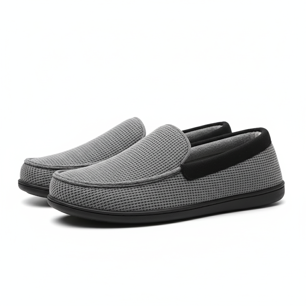 Men Memory Foam Moccasin Slippers