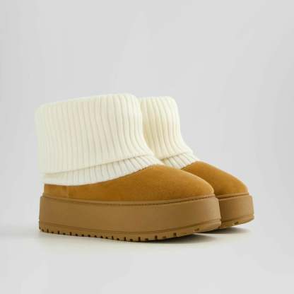 Stylish And Comfy Snow Boots With Faux Fur Lining - My Beach Shoes