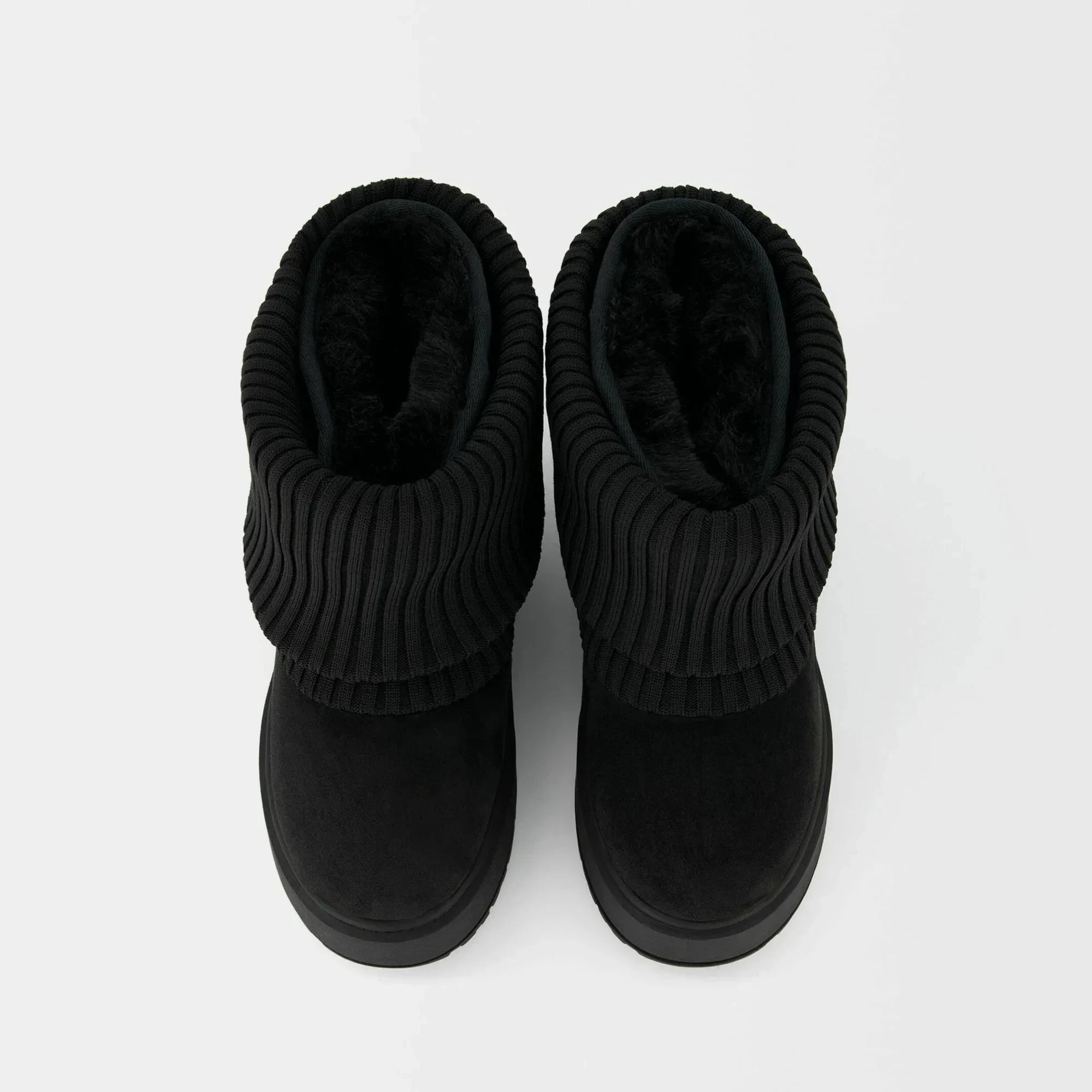 Stylish And Comfy Snow Boots With Faux Fur Lining-My Beach Shoes