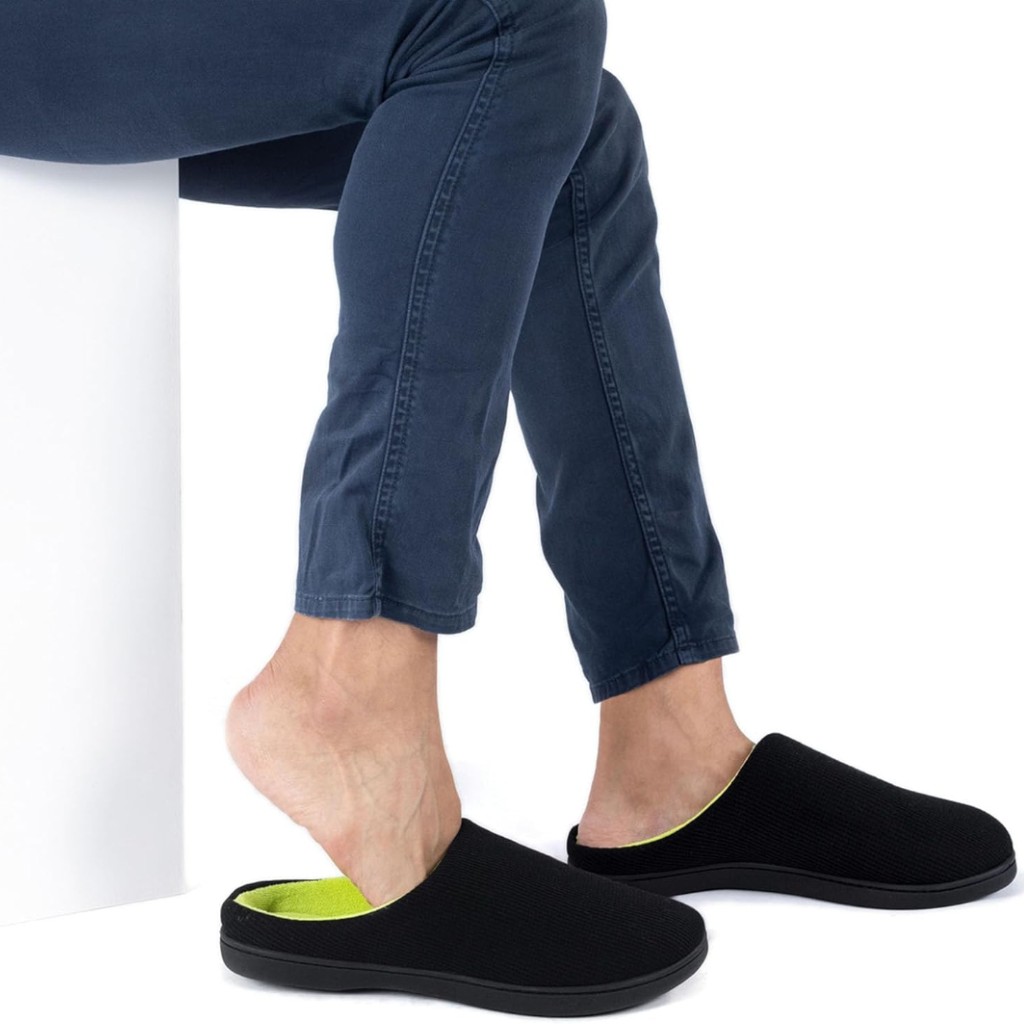 Two Tone Memory Foam Slipper
