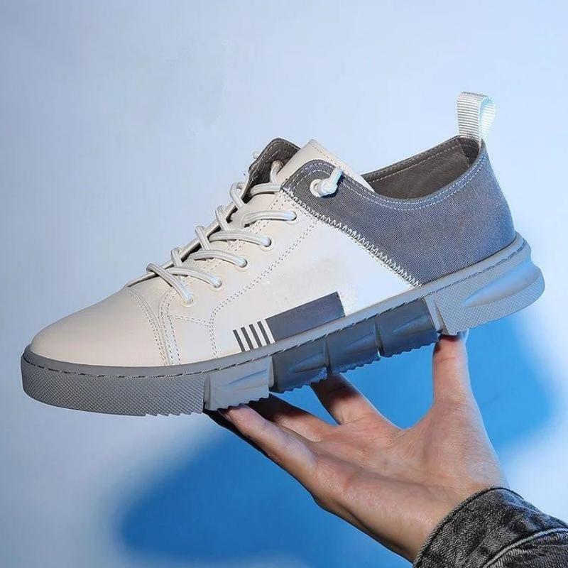 Quilted Lace Up Athletic Sneakers - My Beach Shoes