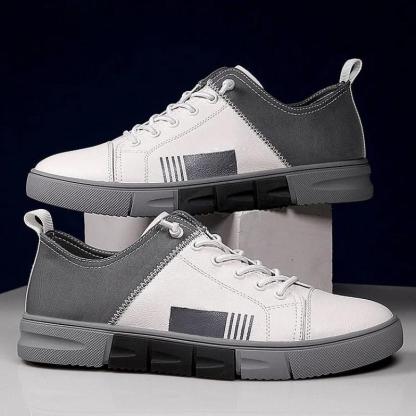 Quilted Lace Up Athletic Sneakers - My Beach Shoes