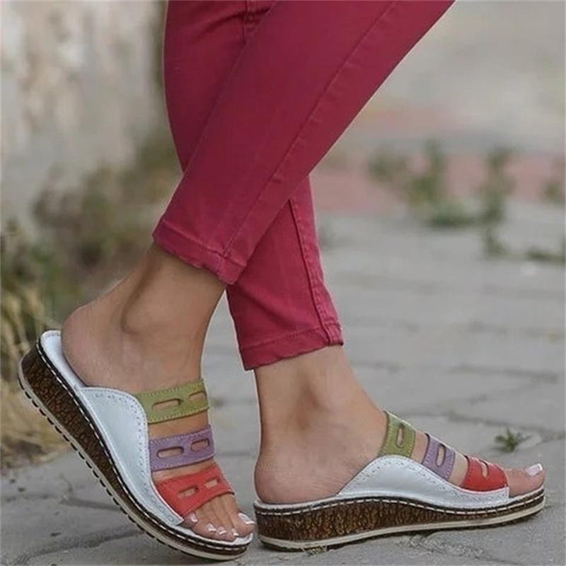 Women's Retro Summer Sandal-My Beach Shoes