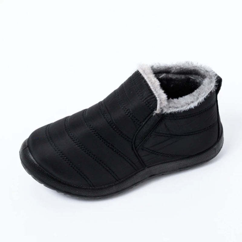 Non-Slip Plush Waterproof Ankle Boots-My Beach Shoes