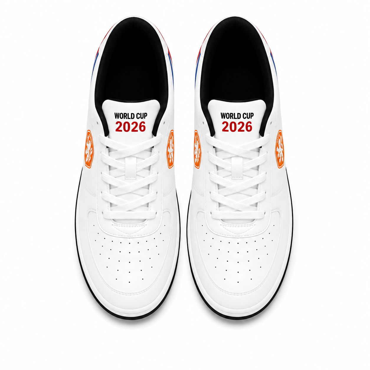 World Cup 2026 Netherlands Football Fan Printed Shoes