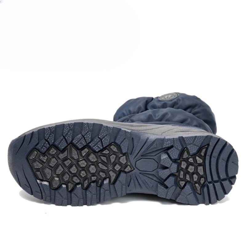 Black Waterproof Winter Non-Slip Warm Snow Boot-My Beach Shoes