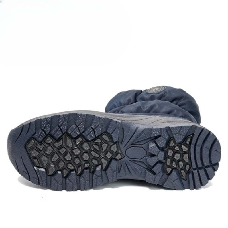 Black Waterproof Winter Non-Slip Warm Snow Boot - My Beach Shoes
