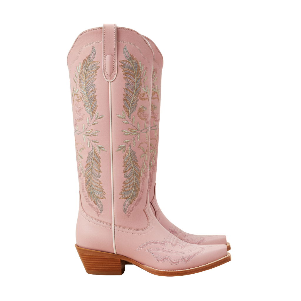 Western Leather Cowgirl Boot