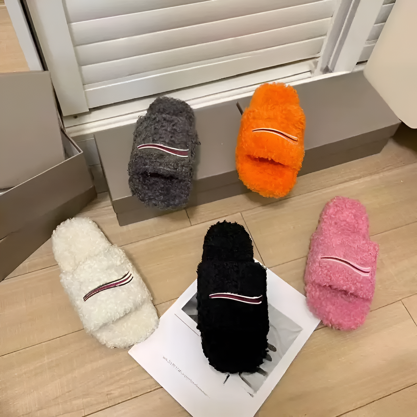 Unisex Outdoor Slide Slippers For Winter